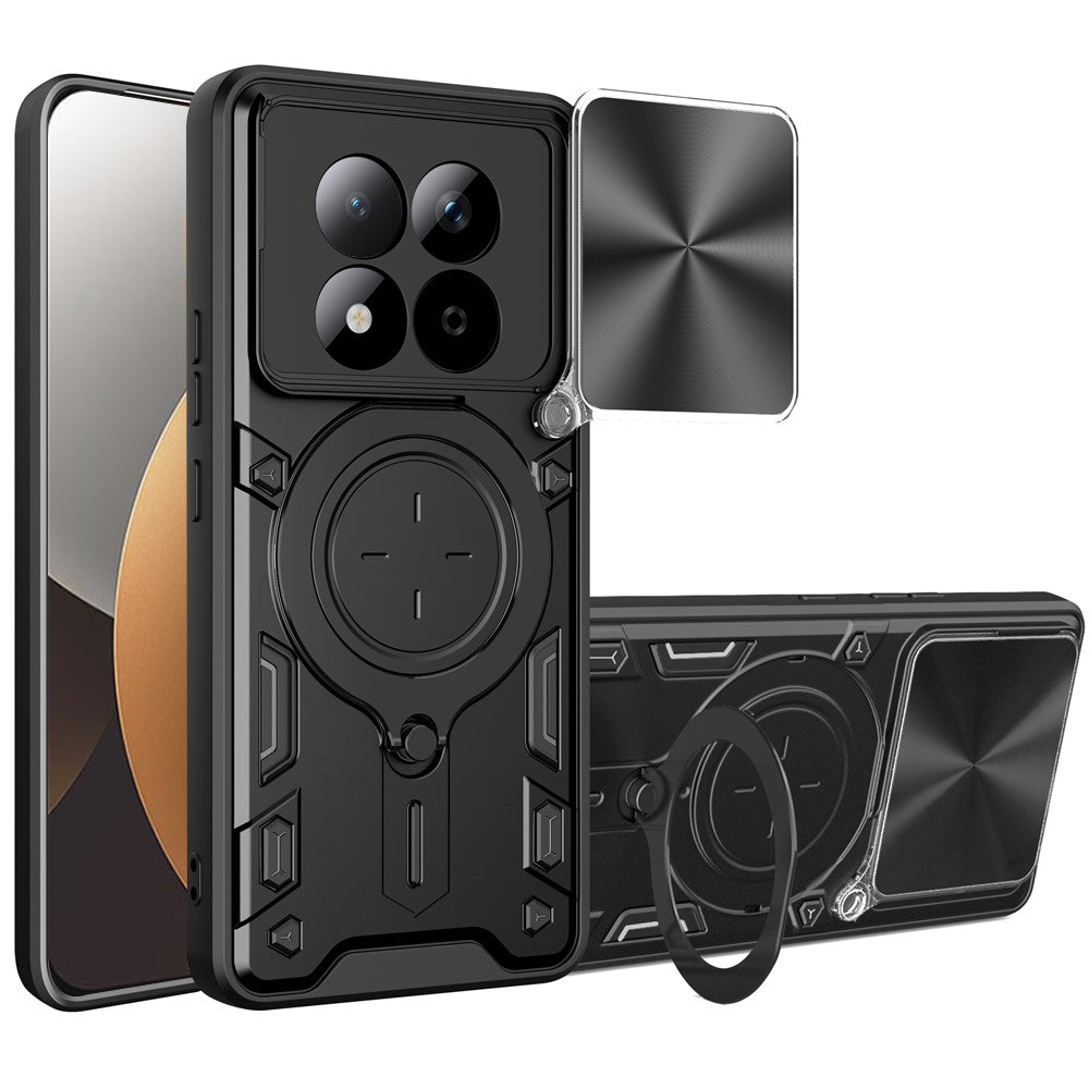 Калъф за Xiaomi Redmi Note 15 Pro 5G, Techsuit, CamGuard Pro, Черен
