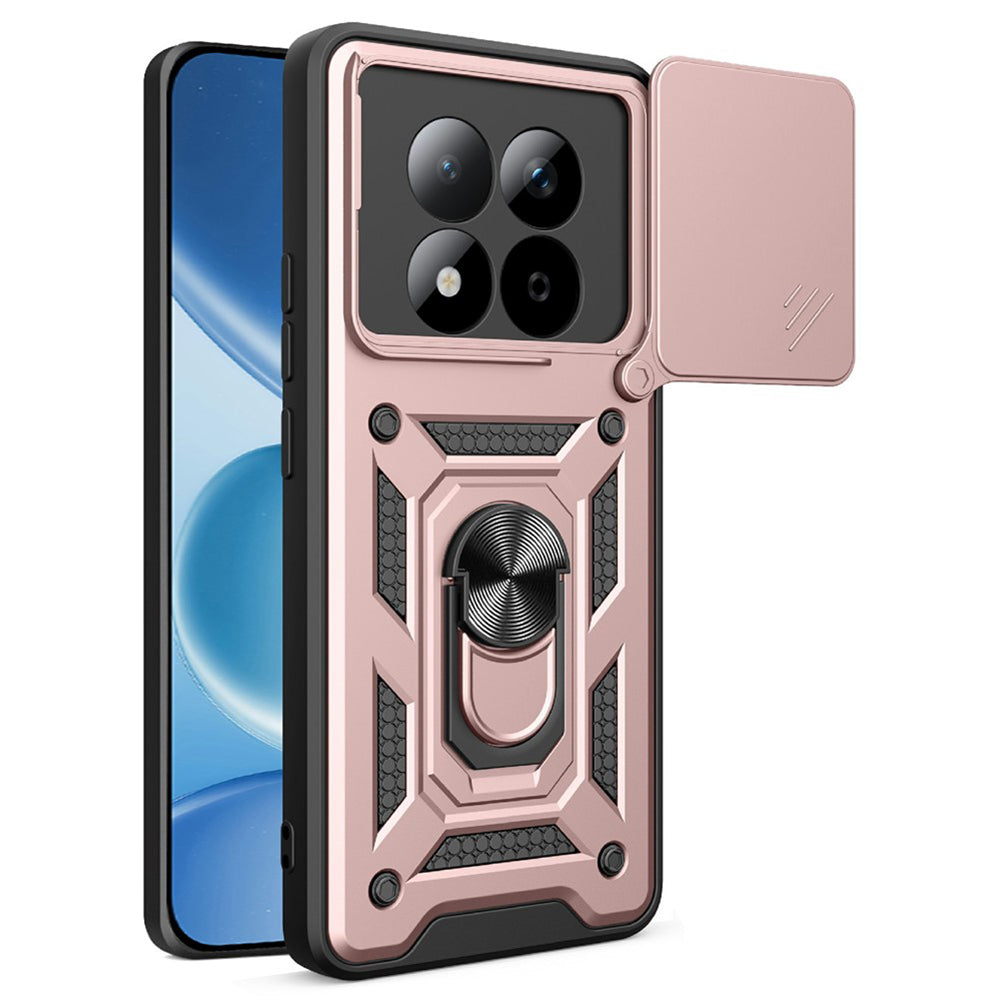 Калъф за Xiaomi Redmi Note 15 Pro 5G, Techsuit, CamShield, Розово Злато