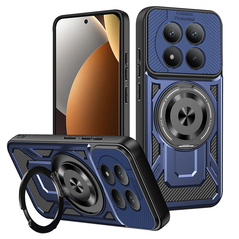 Калъф за Xiaomi Redmi Note 15 Pro 5G, Techsuit, RuggedCam, Син