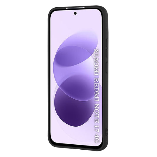 Калъф за Xiaomi Redmi Note 17 4G / Note 17 5G, Techsuit, SoftFlex, Черен