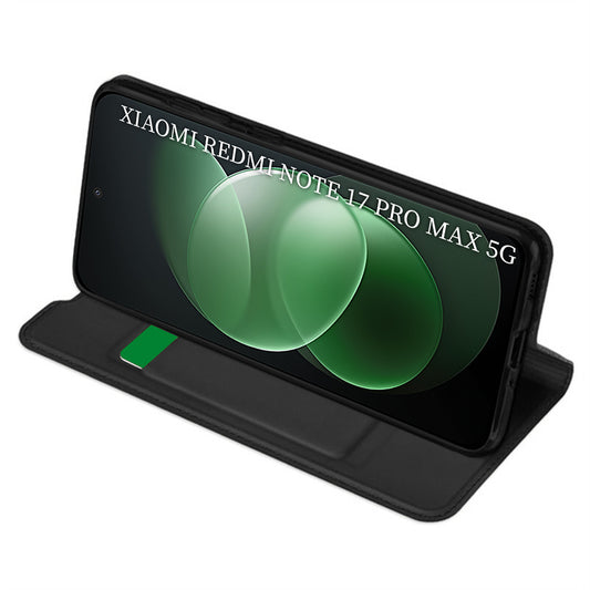 Калъф за Xiaomi Redmi Note 17 Pro Max, Techsuit, Magskin Book, Черен