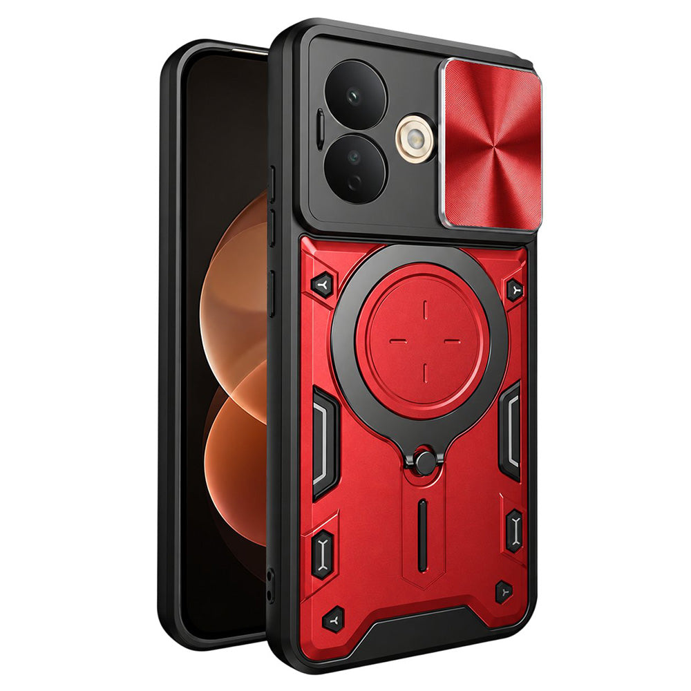 Калъф за Xiaomi Redmi Note 17 Pro, Techsuit, CamGuard Pro, червен
