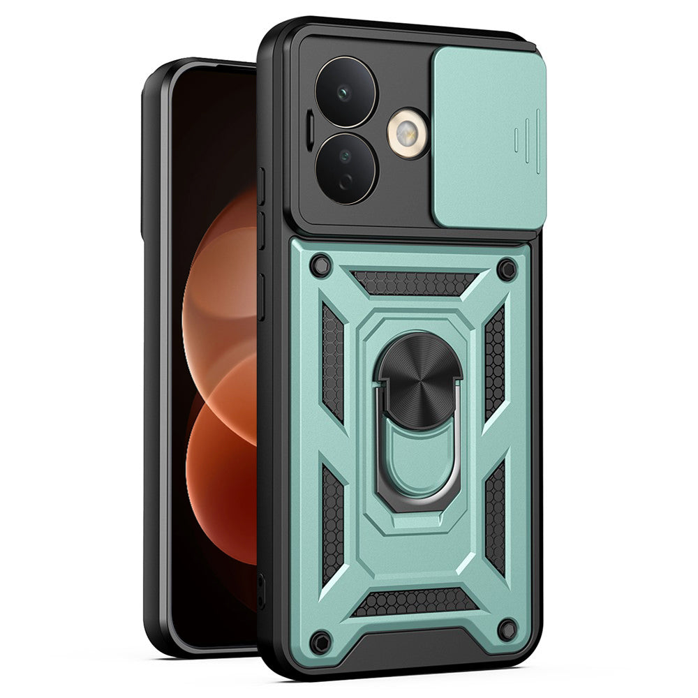 Калъф за Xiaomi Redmi Note 17 Pro, Techsuit, CamShield, зелен