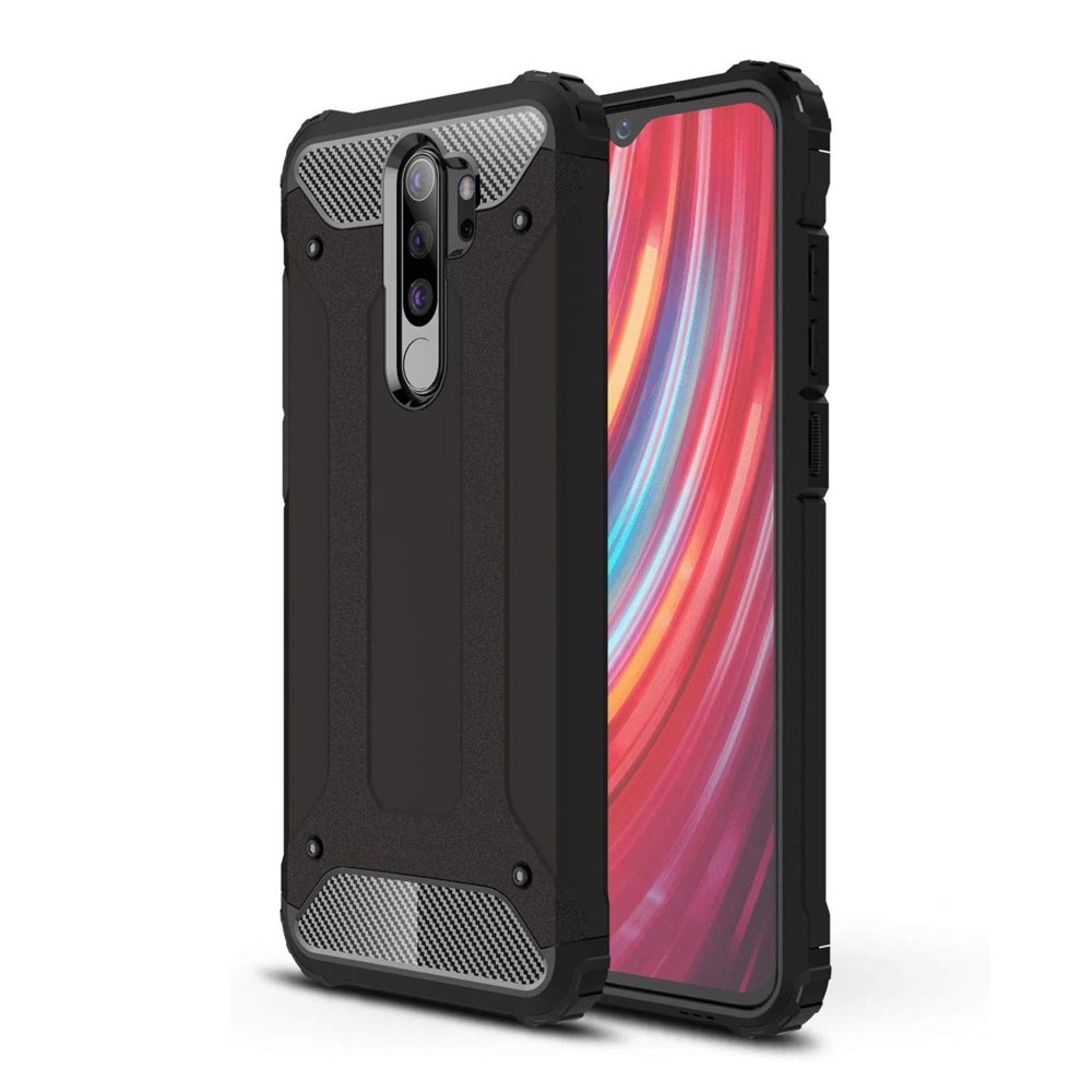 Калъф за Xiaomi Redmi Note 8 Pro, Techsuit, Hybrid Armor, Черен