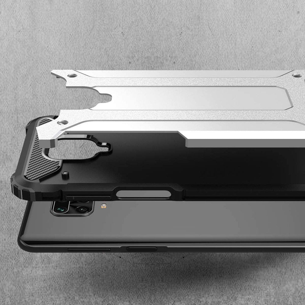 Калъф за Xiaomi Redmi Note 9S / Note 9 Pro / Note 9 Pro Max, Techsuit, Hybrid Armor, Черен
