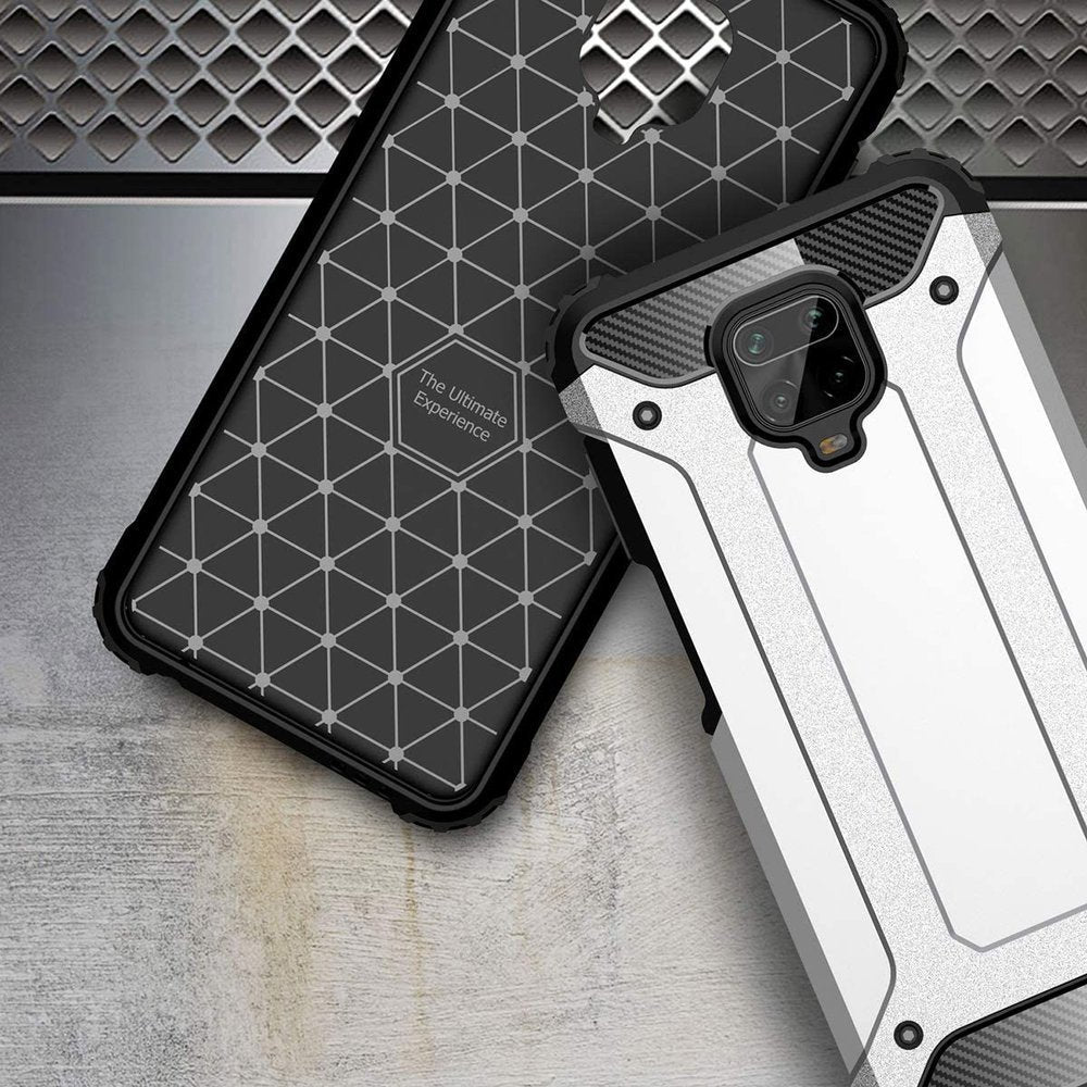 Калъф за Xiaomi Redmi Note 9S / Note 9 Pro / Note 9 Pro Max, Techsuit, Hybrid Armor, Черен