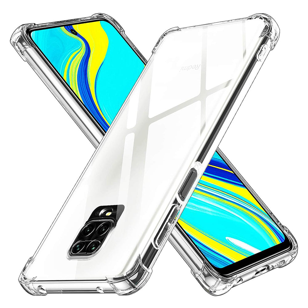 Калъф за Xiaomi Redmi Note 9S / Note 9 Pro / Note 9 Pro Max, Techsuit, противоударен прозрачен, прозрачен