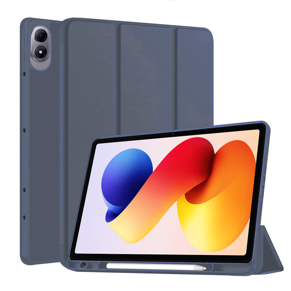 Калъф за Xiaomi Redmi Pad 2 Pro, Techsuit, Flex Trifold, Тъмносин