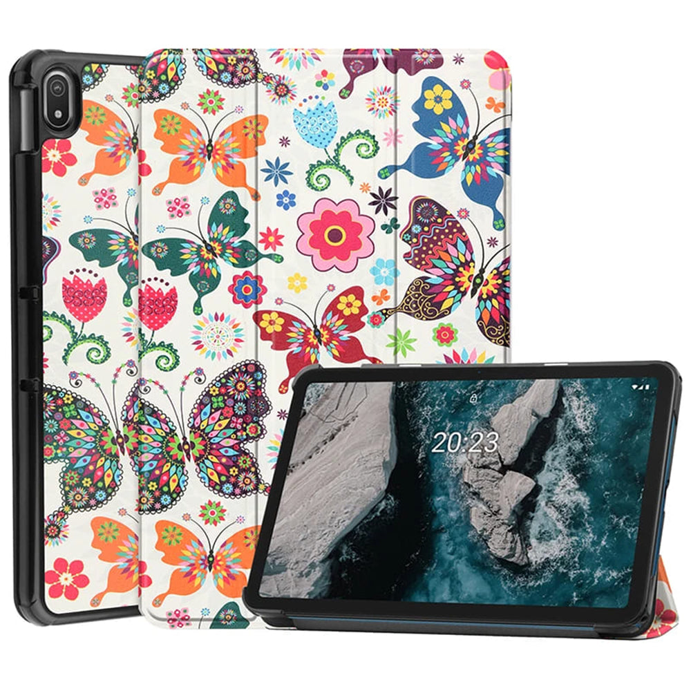 Калъф за Xiaomi Redmi Pad 2, Techsuit, FoldPro Butterfly, Многоцветен