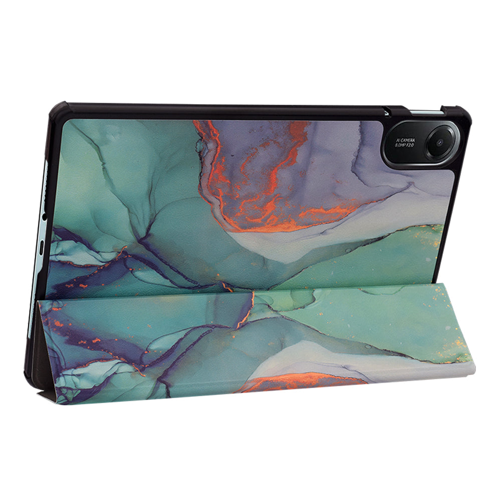 Калъф за Xiaomi Redmi Pad 2, Techsuit, FoldPro Green Time, Многоцветен