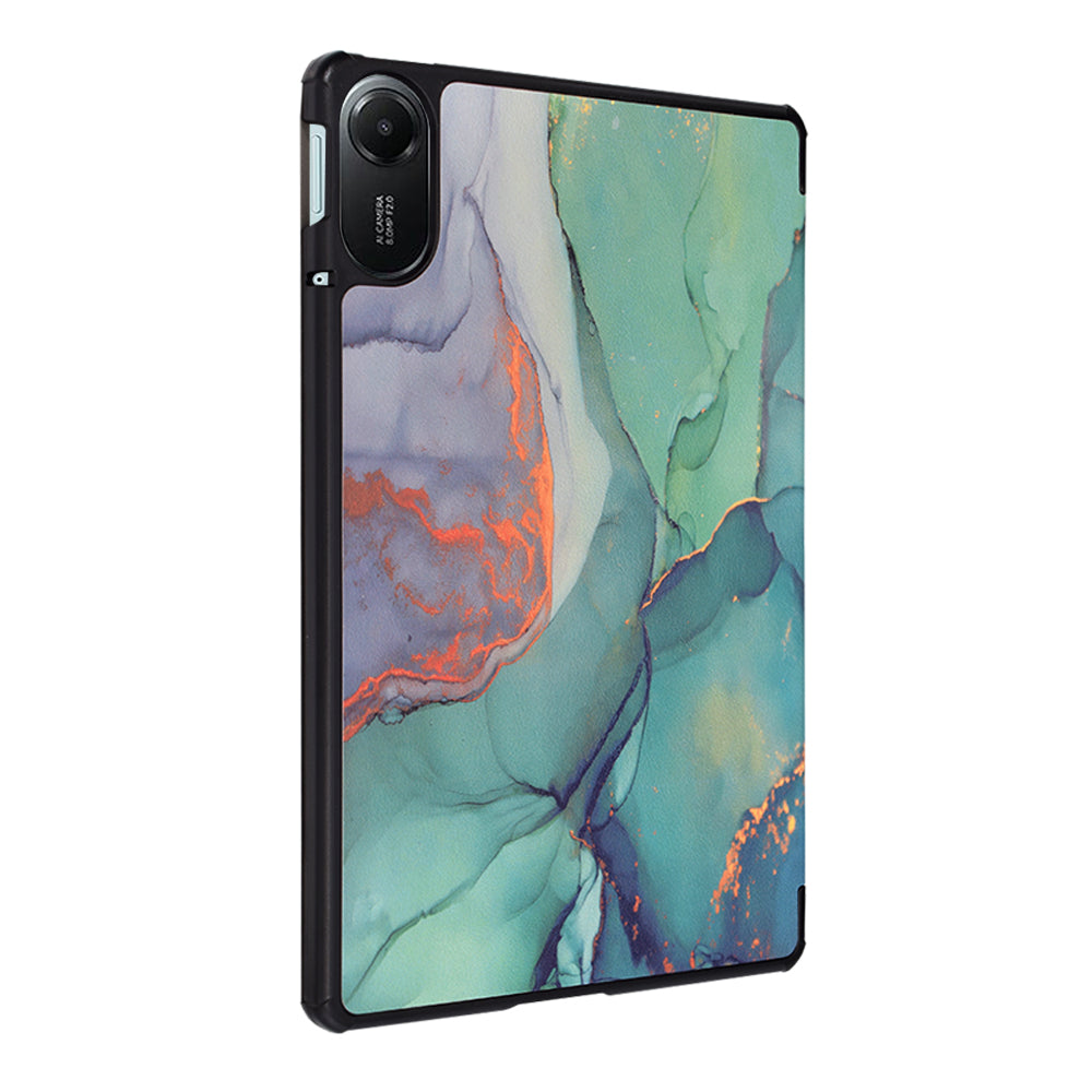 Калъф за Xiaomi Redmi Pad 2, Techsuit, FoldPro Green Time, Многоцветен