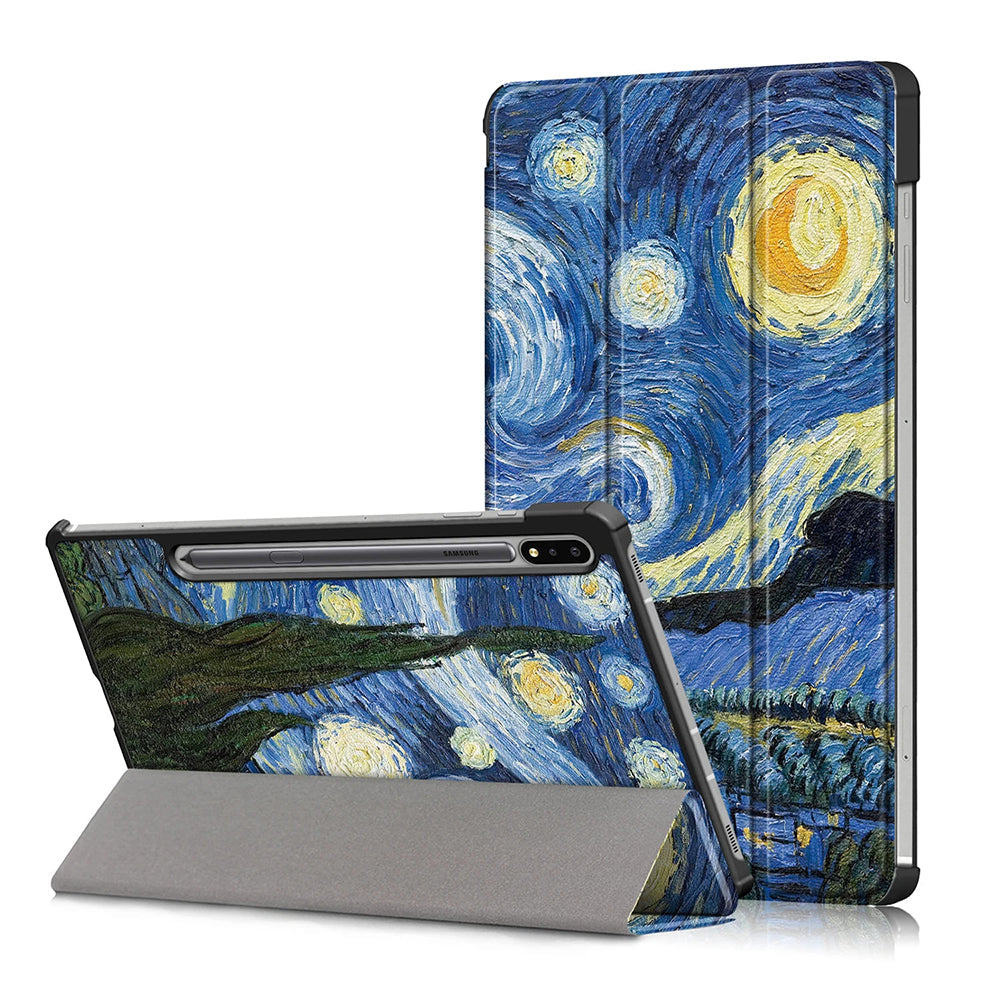 Калъф за Xiaomi Redmi Pad 2, Techsuit, FoldPro Starry Night, Многоцветен