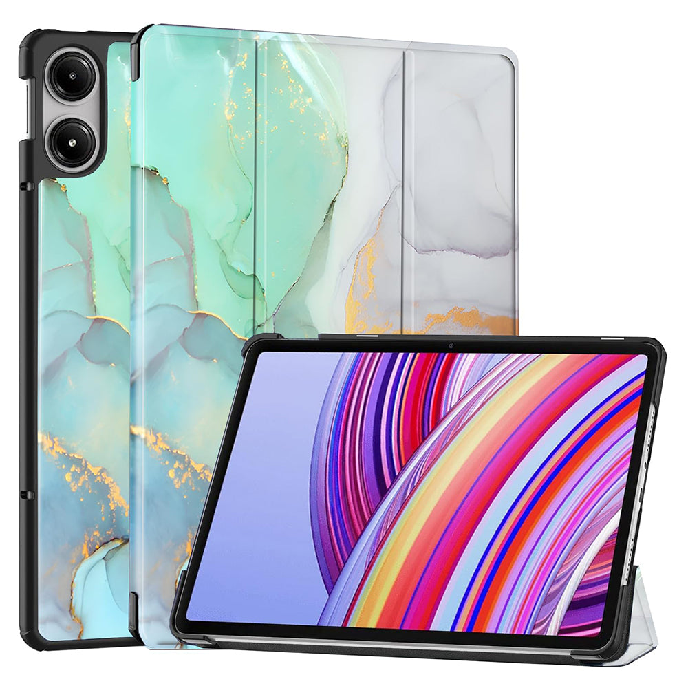 Калъф за Xiaomi Redmi Pad Pro / Pad / Pad Pro 5G, Techsuit, FoldPro Green Time, Многоцветен