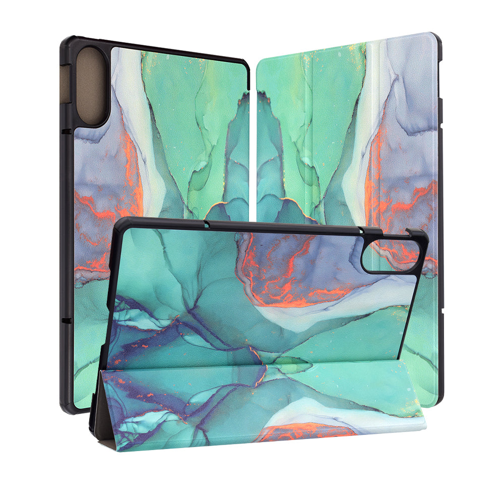 Калъф за Xiaomi Redmi Pad Pro / Pad / Pad Pro 5G, Techsuit, FoldPro Green Time, Многоцветен
