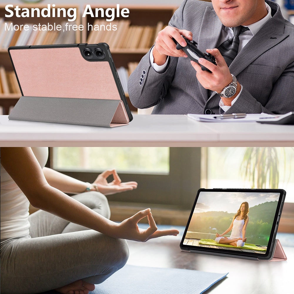 Калъф за Xiaomi Redmi Pad Pro / Pad / Pad Pro 5G, Techsuit, FoldPro, Розов