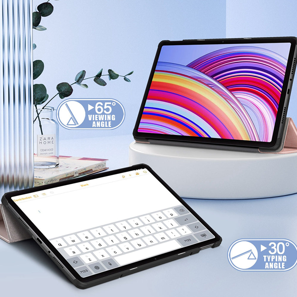 Калъф за Xiaomi Redmi Pad Pro / Pad / Pad Pro 5G, Techsuit, FoldPro, Розов