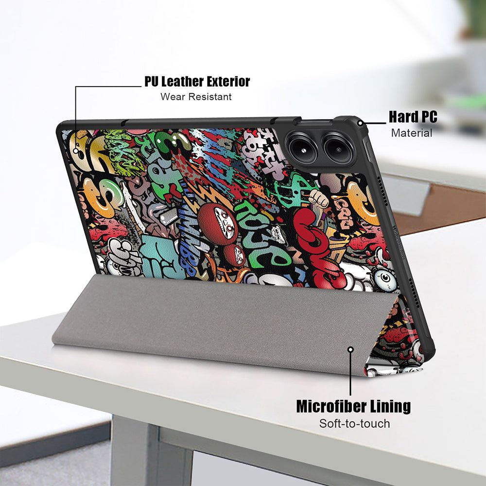 Калъф за Xiaomi Redmi Pad Pro / Pad / Pad Pro 5G, Techsuit, FoldPro Urban Vibe, Многоцветен