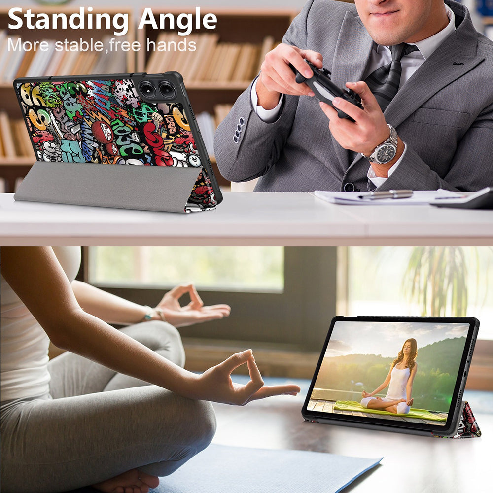 Калъф за Xiaomi Redmi Pad Pro / Pad / Pad Pro 5G, Techsuit, FoldPro Urban Vibe, Многоцветен