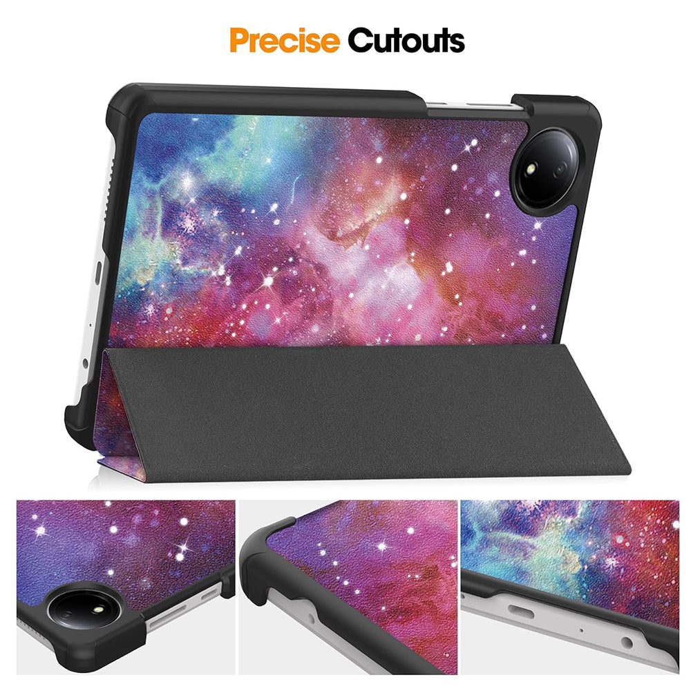 Калъф за Xiaomi Redmi Pad SE 8.7, Techsuit, FoldPro Galaxy, Многоцветен