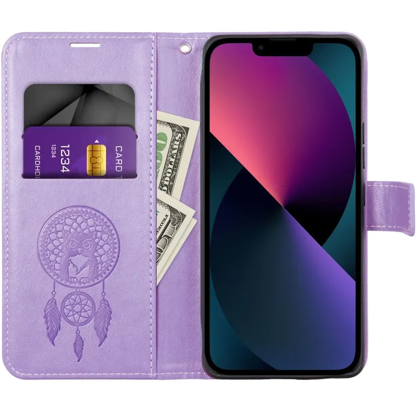 Калъф за Samsung Galaxy A22 5G A226, OEM, MEZZO Dream Catcher, Лилав