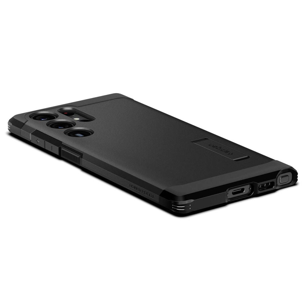Калъф за Samsung Galaxy S23 Ultra S918, Spigen, Tough Armor, Черен ACS05623