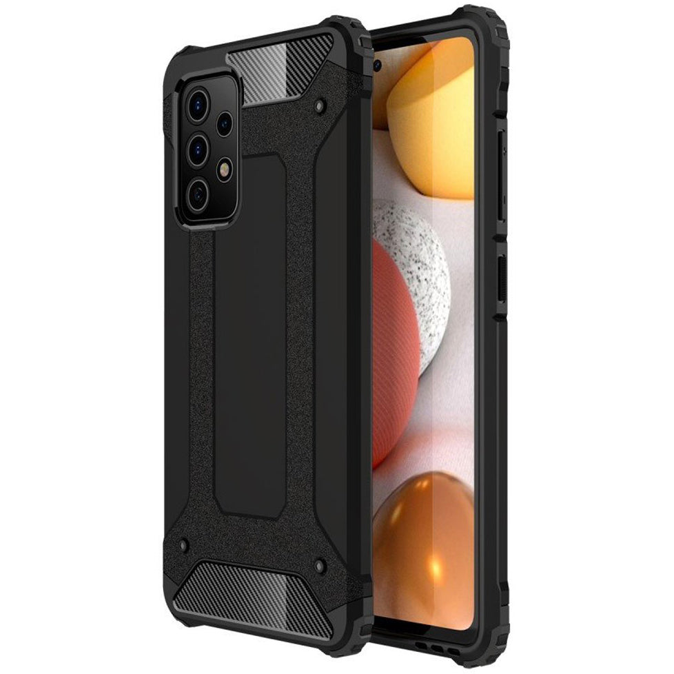 Калъф за Samsung Galaxy A52s 5G A528 / A52 A525, OEM, Hybrid Armor, Черен