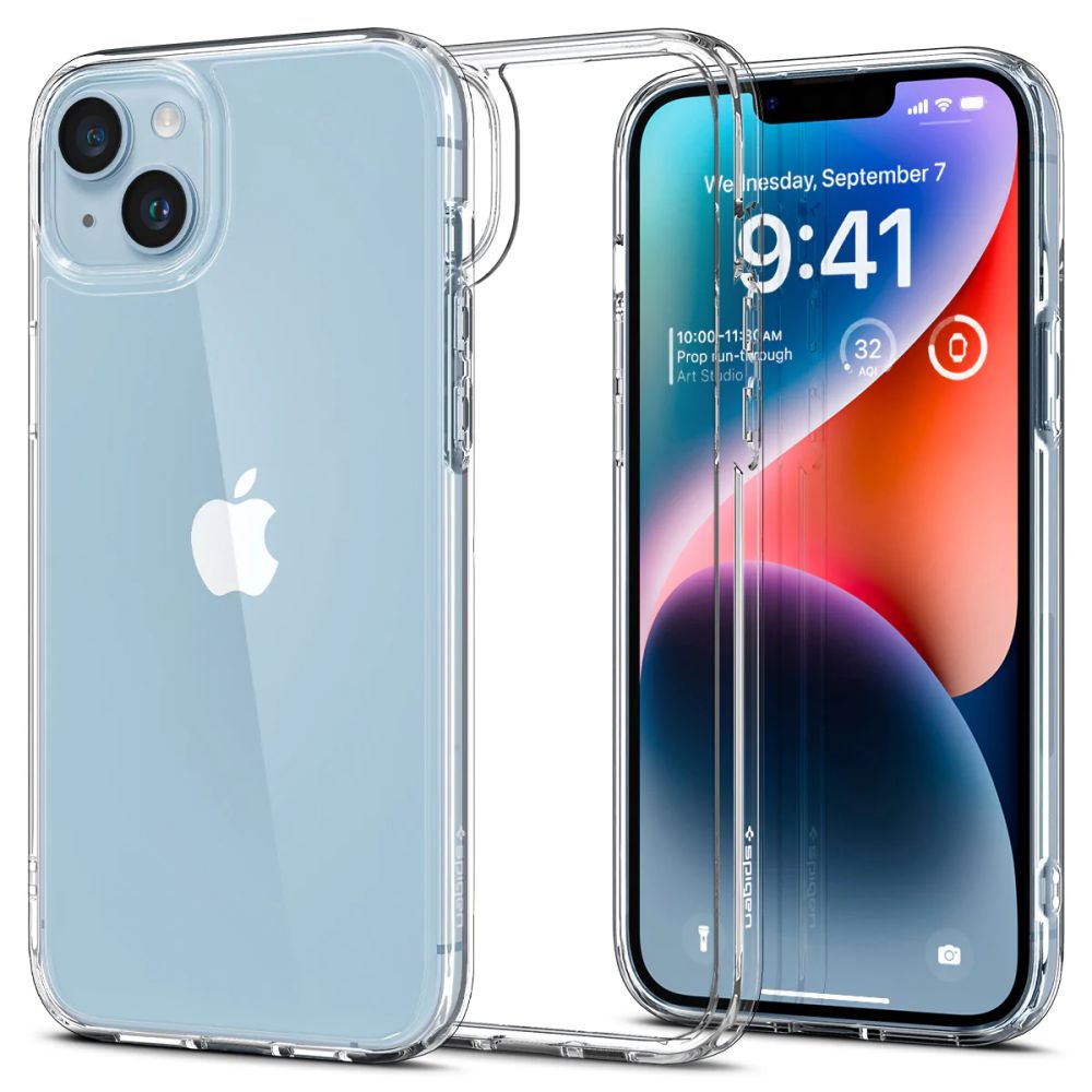 Калъф за Apple iPhone 14, Spigen, Ultra Hybrid, Прозрачен ACS05040