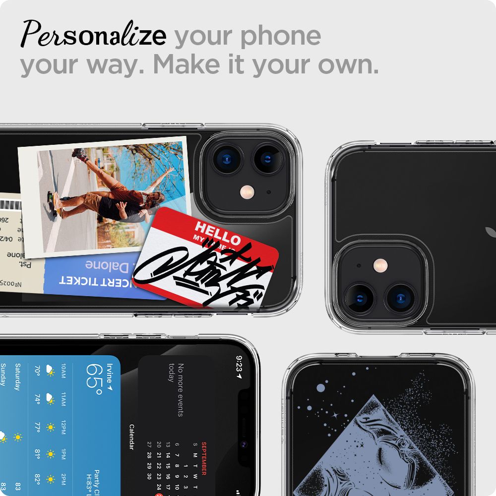 Калъф за Apple iPhone 12 / 12 Pro, Spigen, Ultra Hybrid, Прозрачен ACS01702