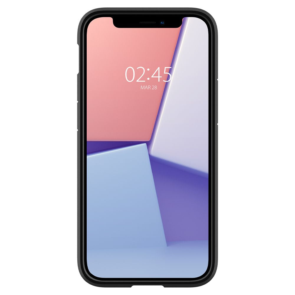 Калъф за Apple iPhone 12 / 12 Pro, Spigen, Ultra Hybrid, Черен ACS01703