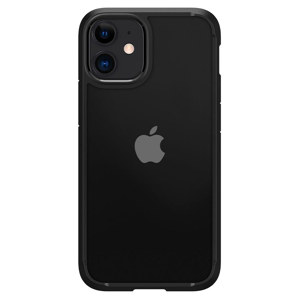 Калъф за Apple iPhone 12 / 12 Pro, Spigen, Ultra Hybrid, Черен ACS01703