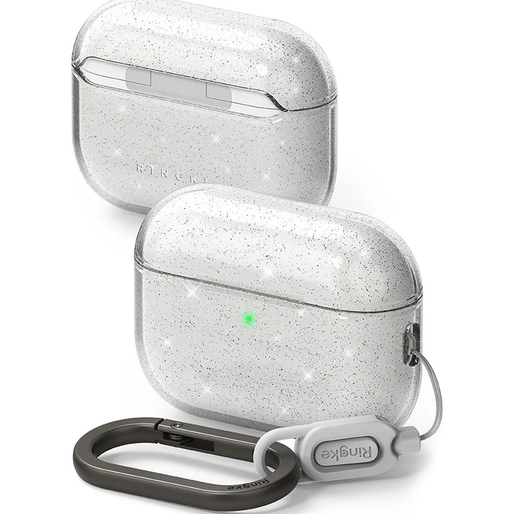 Калъф Ringke Air Glitter за Apple AirPods Pro 3, Прозрачен