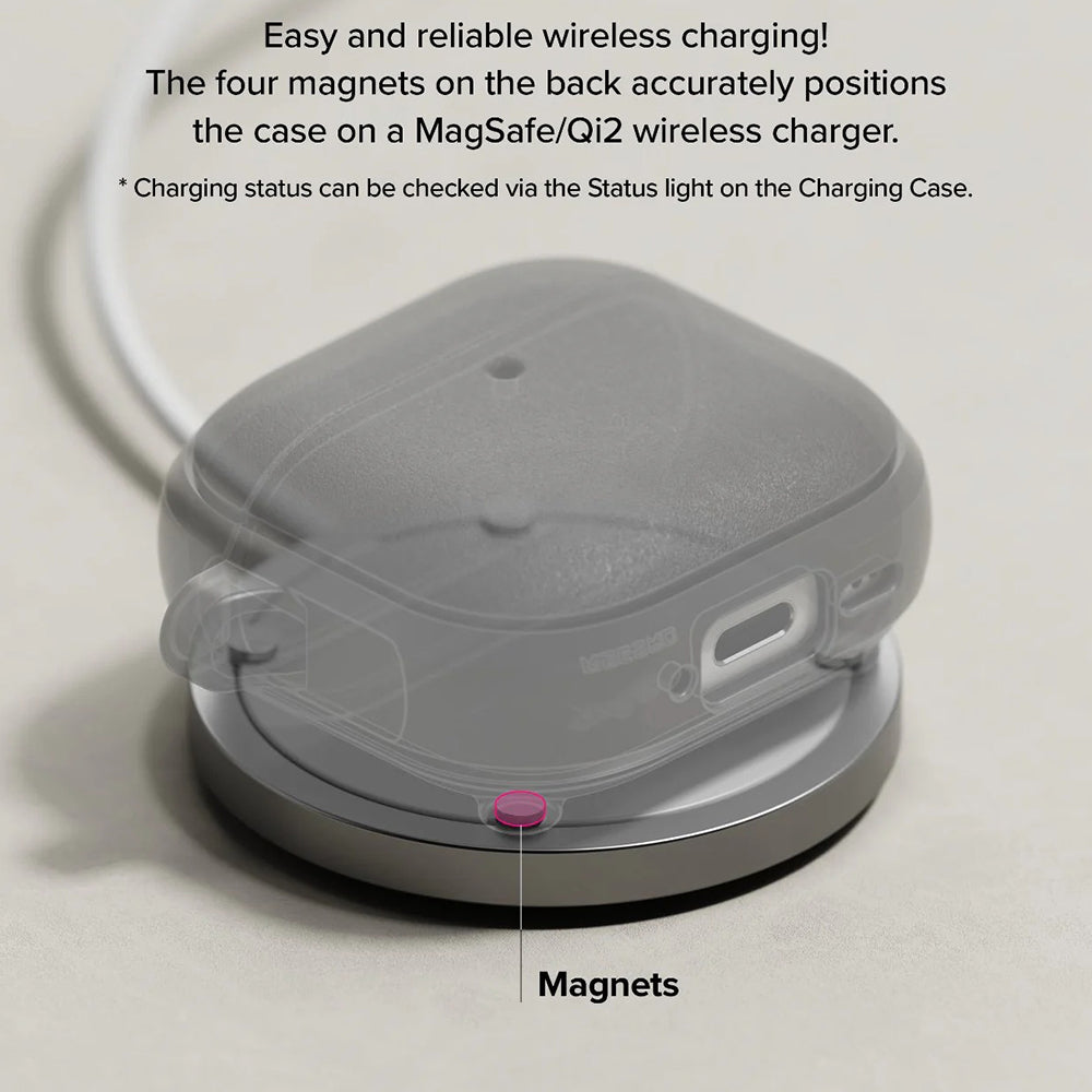 Калъф Ringke Onyx Magnetic за Apple AirPods 4, Сив