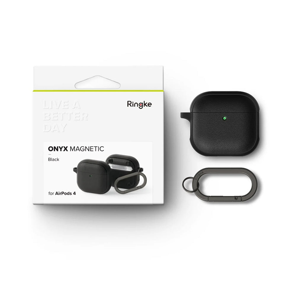 Калъф Ringke Onyx Magnetic за Apple AirPods 4, Сив