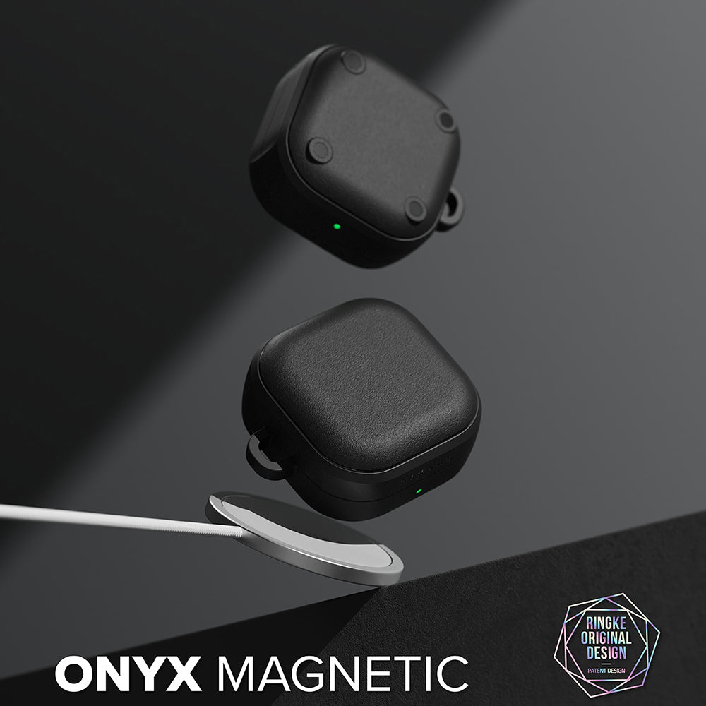 Калъф Ringke Onyx Magnetic за Samsung Galaxy Buds4 / Buds4 Pro, Черен