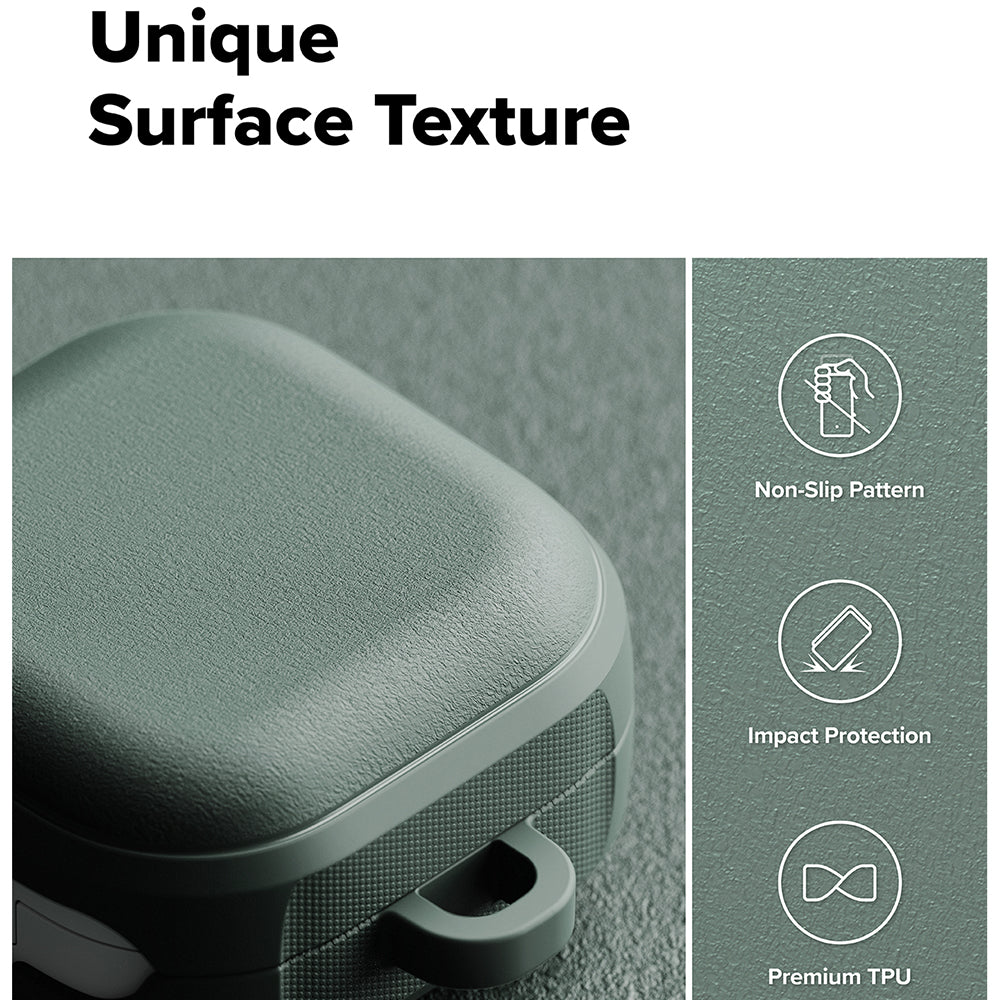 Калъф Ringke Onyx Magnetic за Samsung Galaxy Buds4 / Buds4 Pro, зелен