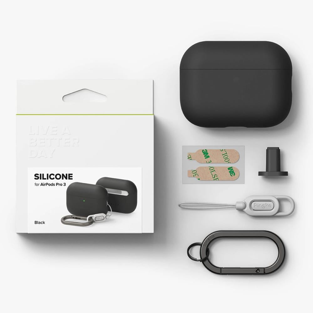Калъф Ringke за Apple AirPods Pro 3, Черен