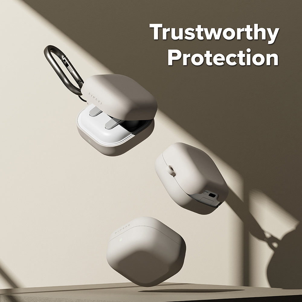 Ringke Case for Samsung Galaxy Buds4 / Buds4 Pro, Cream