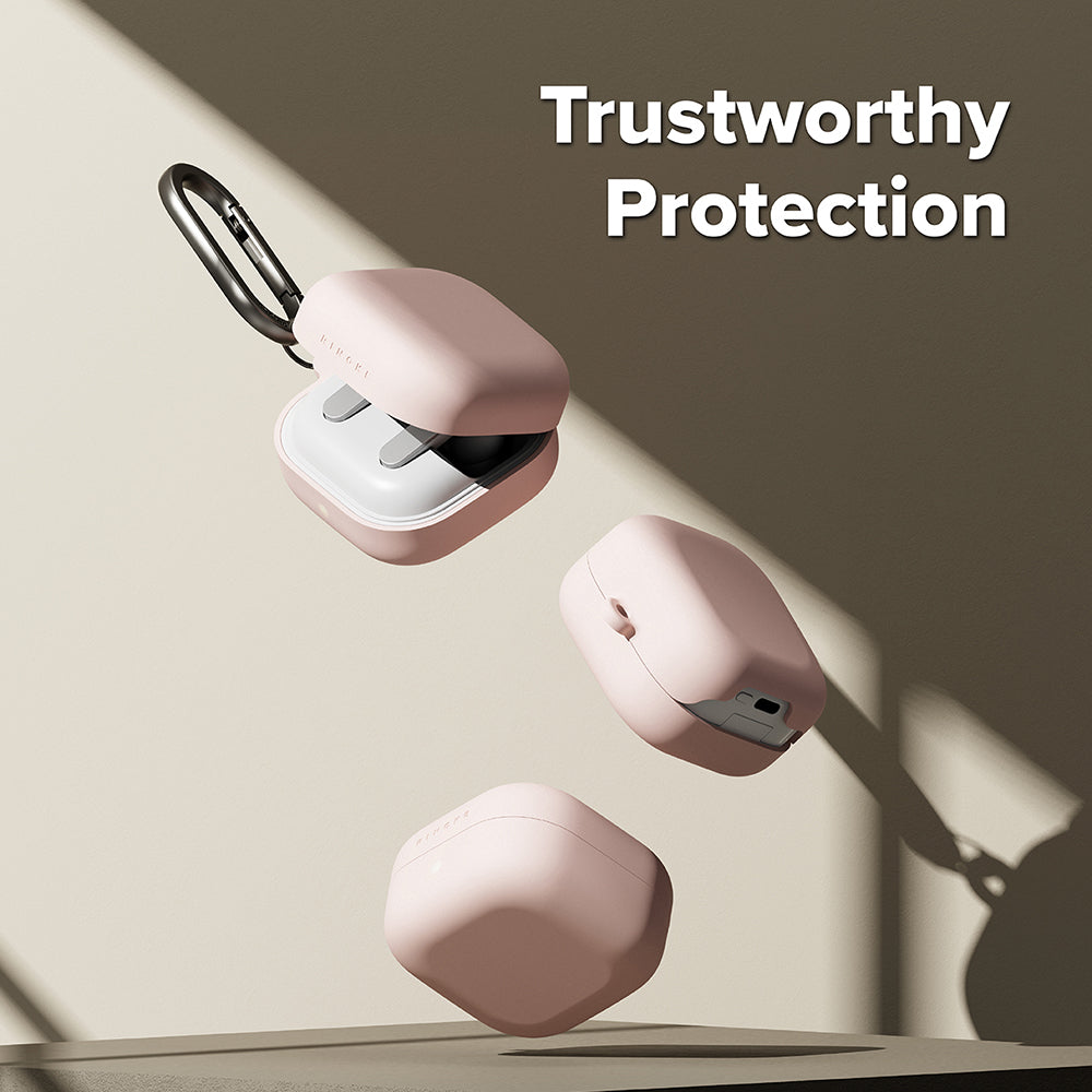 Калъф Ringke за Samsung Galaxy Buds4 / Buds4 Pro, розов