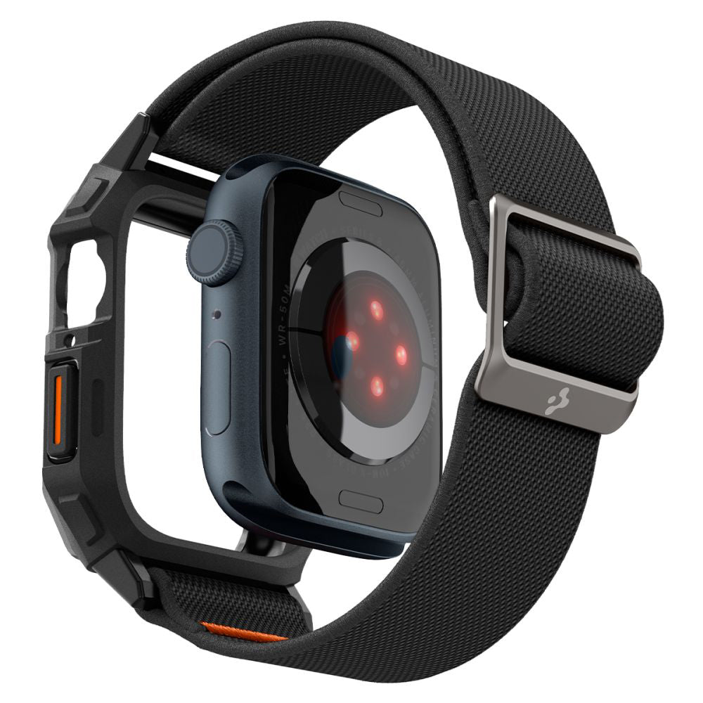 Калъф Spigen Lite Fit Pro за Apple Watch 44mm Series, Матово Черен ACS07103