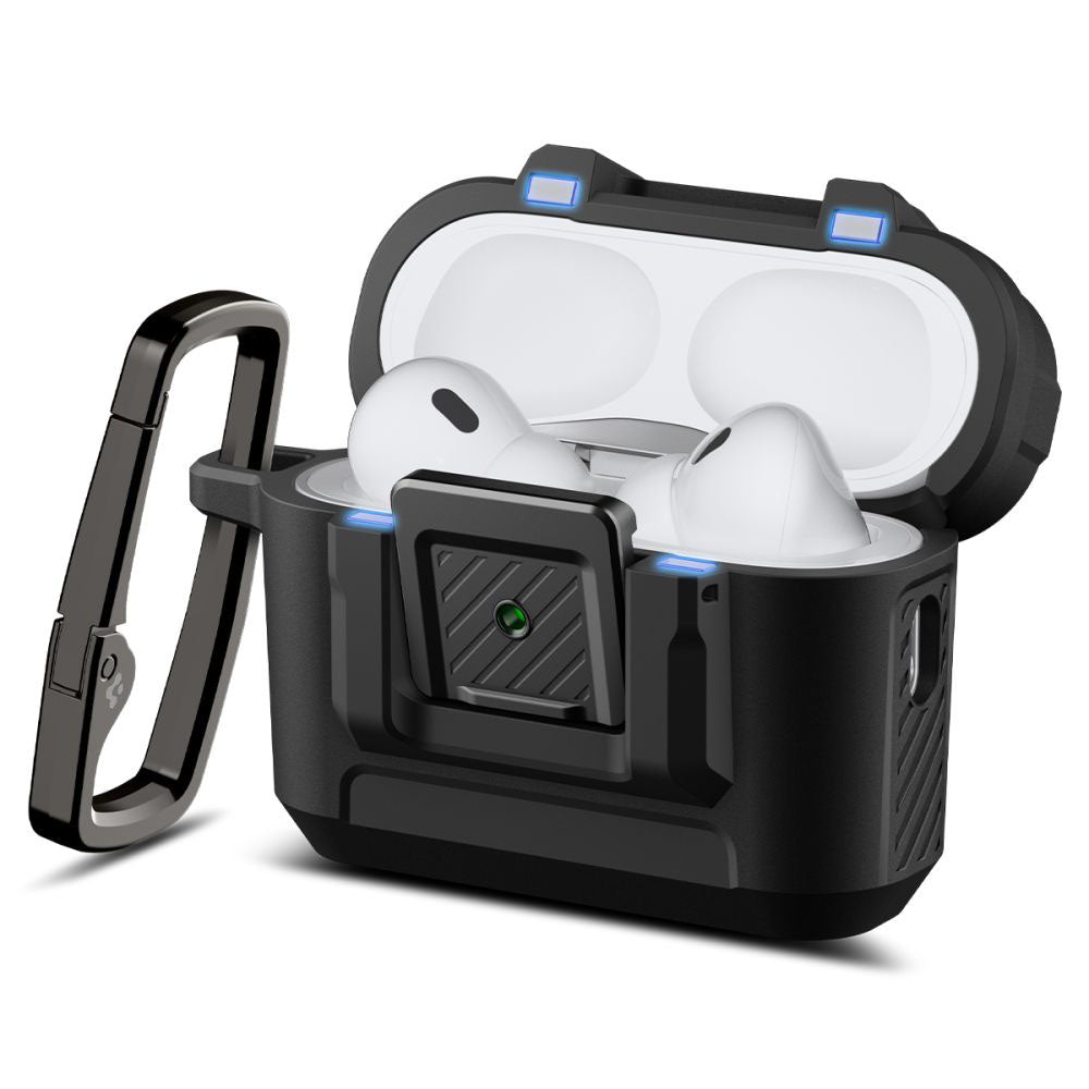 Калъф Spigen Lock Fit за Apple AirPods Pro 3, Матово Черен ACS09825