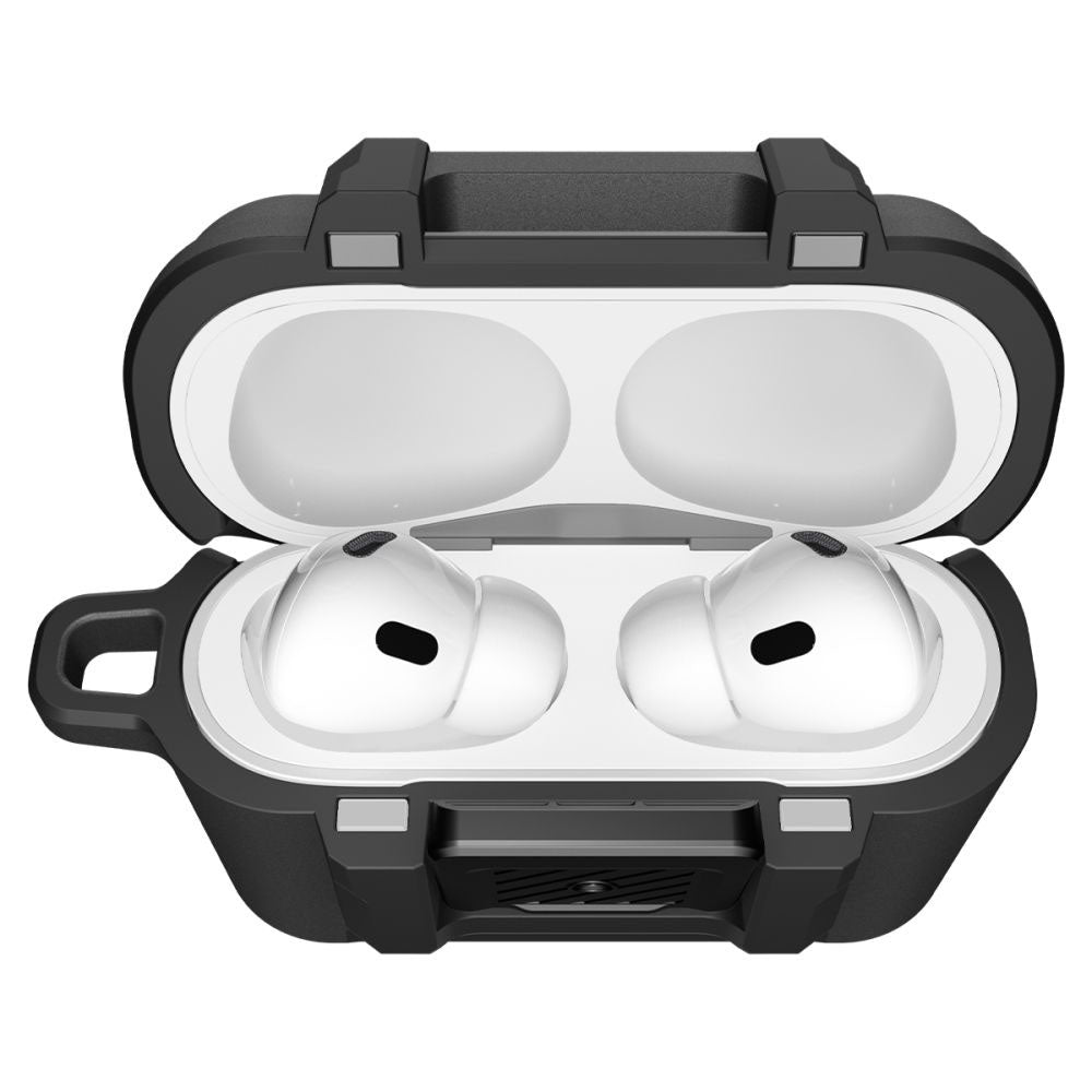 Калъф Spigen Lock Fit за Apple AirPods Pro 3, Матово Черен ACS09825