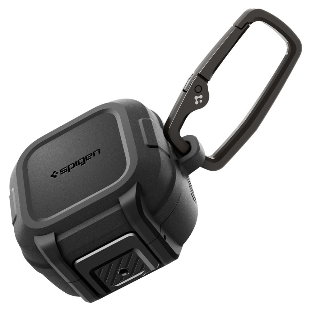 Калъф Spigen Lock Fit за Samsung Galaxy Buds4 / Buds4 Pro, Мат Черен ACS11202