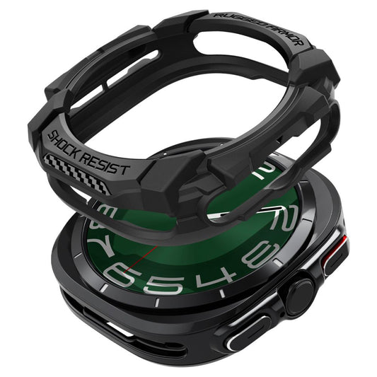 Калъф Spigen Rugged Armor за Samsung Galaxy Watch Ultra, Черен