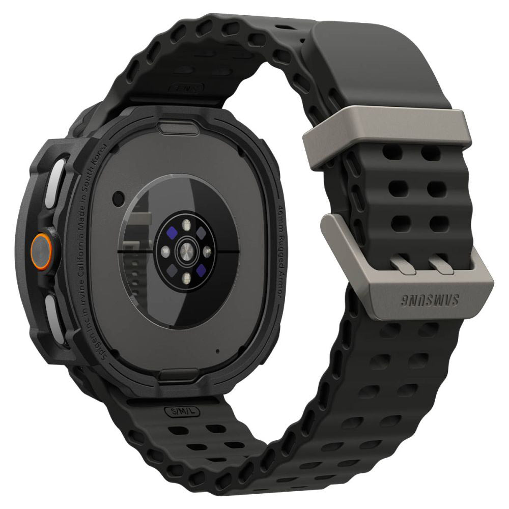 Калъф Spigen Rugged Armor за Samsung Galaxy Watch8 Classic, Матово Черен ACS10012