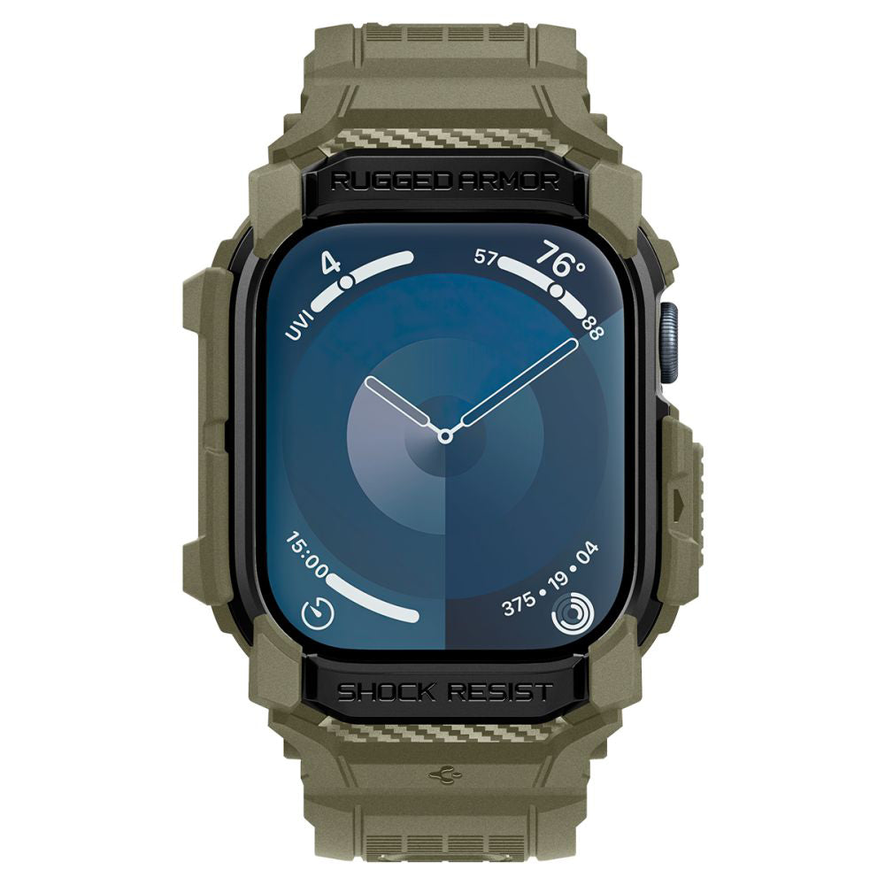 Калъф Spigen Rugged Armor Pro за Apple Watch Series 10 46mm, Каки ACS08608