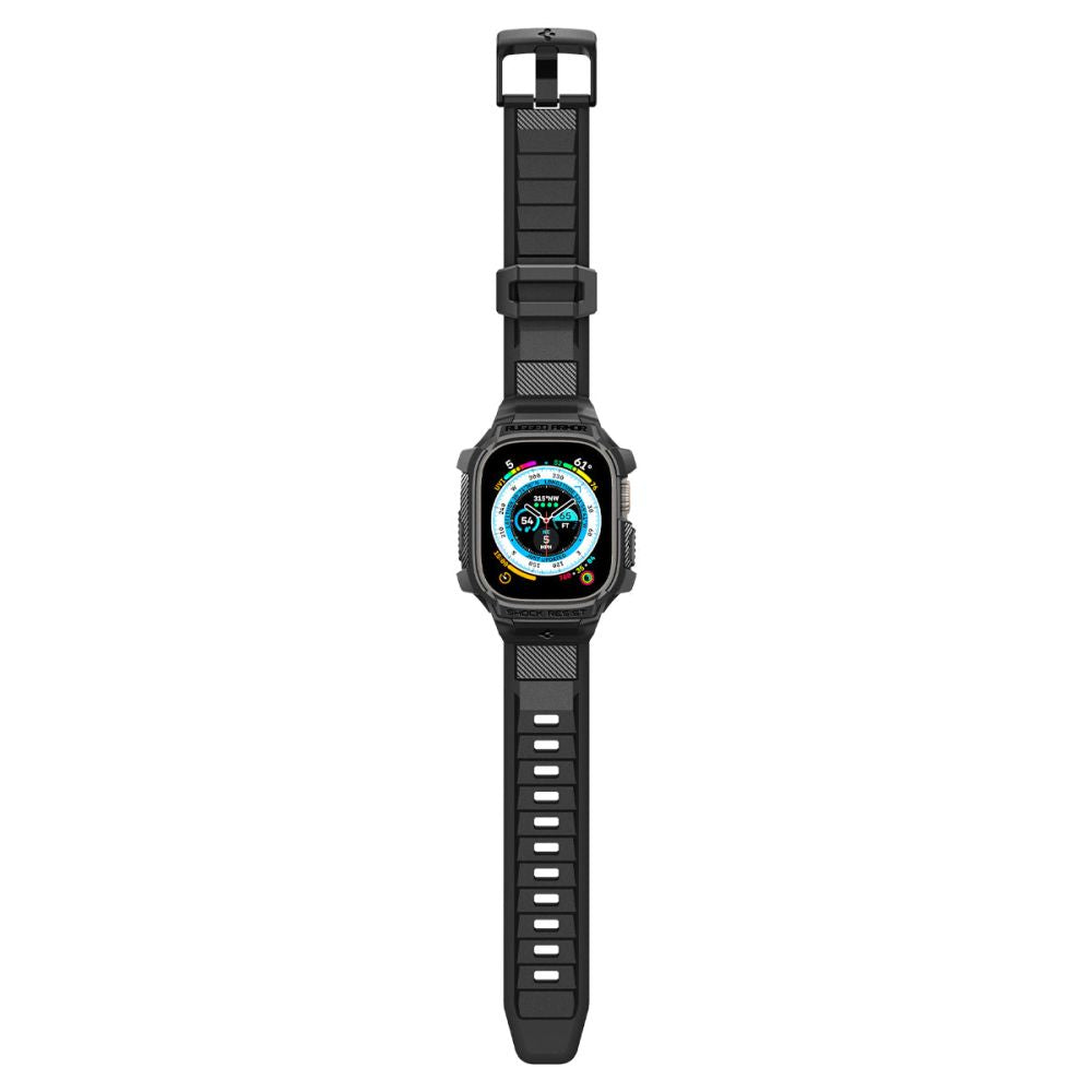 Калъф Spigen Rugged Armor Pro за Apple Watch Ultra Series, Черен