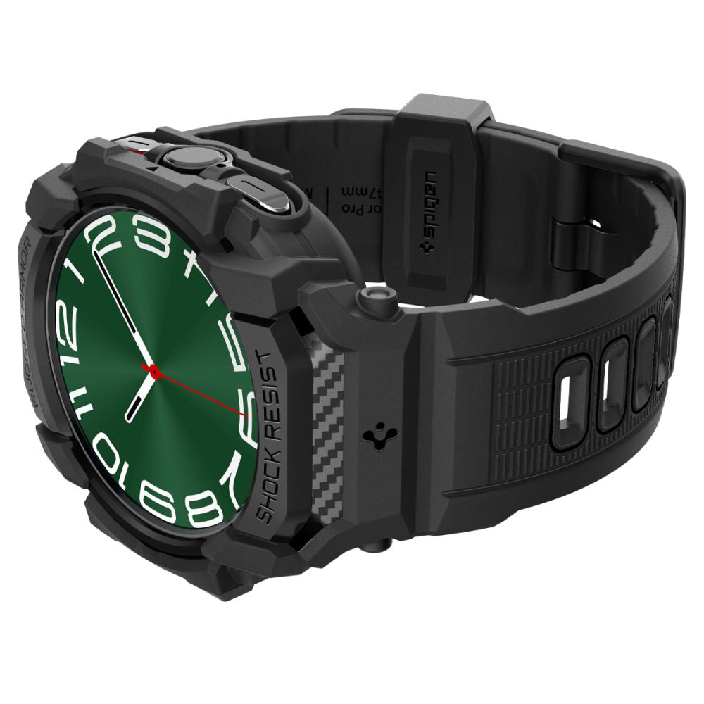 Калъф Spigen Rugged Armor Pro за Samsung Galaxy Watch Ultra, Черен ACS08427