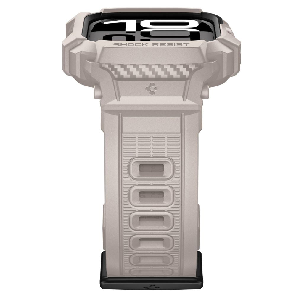 Калъф Spigen Rugged Armor Pro V2 за Apple Watch Series 10 / 11 42mm, Бежов ACS10496