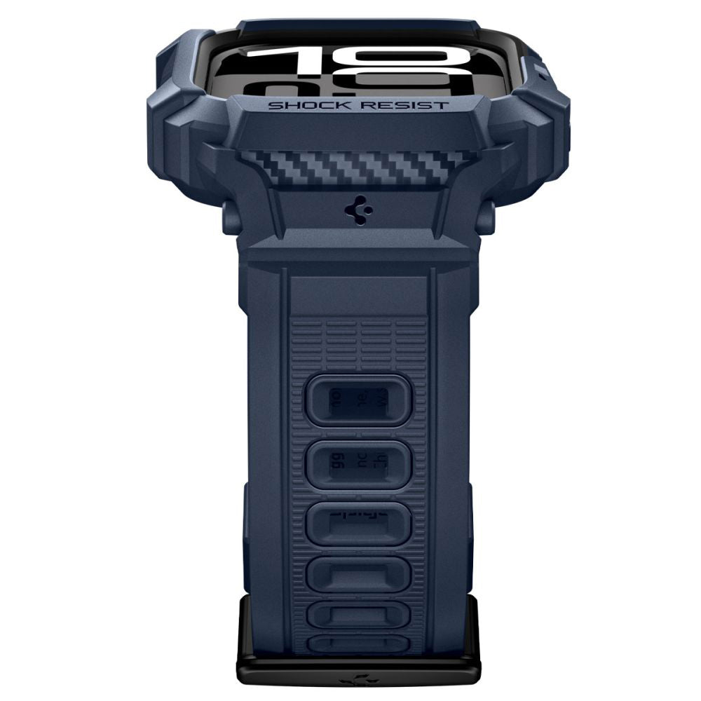 Калъф Spigen Rugged Armor Pro V2 за Apple Watch Series 10 / 11 42mm, Тъмносин ACS10495