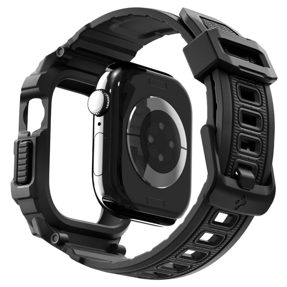 Калъф Spigen Rugged Armor Pro V2 за Apple Watch Series 10 / 11 42mm, Матово Черен ACS10494